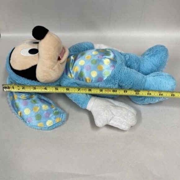 Disney Mickey Mouse Dressed Up As a Bunny Rabbit Plush Easter Stuffed Animal - Picture 3 of 5